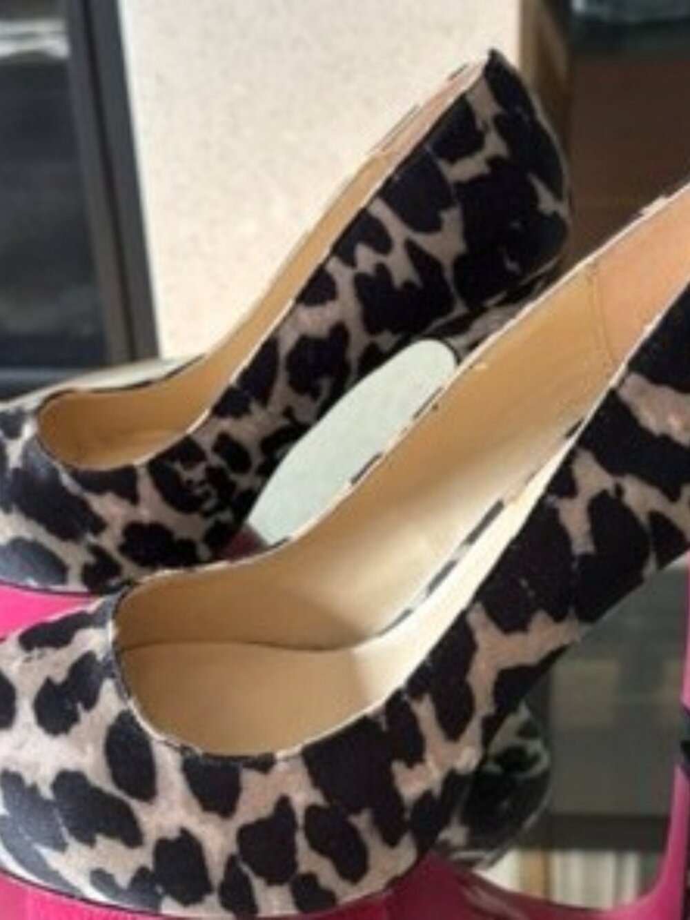 Leopard Print Pumps